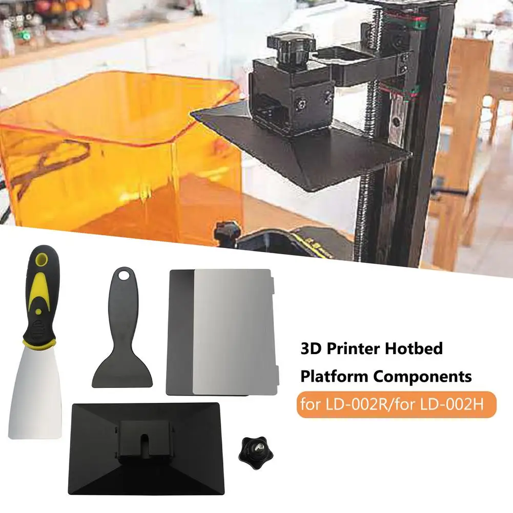 

3D Printer Lifting Suit Hotbed Platform Components Lifting Hot Bed Platform Magnetic Steel Plate Kit For LD-002R/for LD-002H