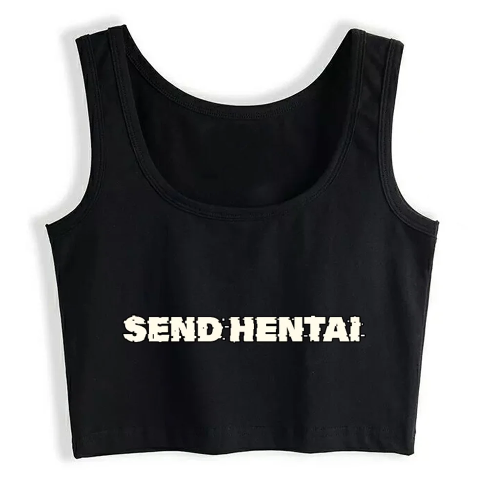 

Crop Top Women Hentai Y2k Gothic Emo Harajuku Tank Top Female Clothes