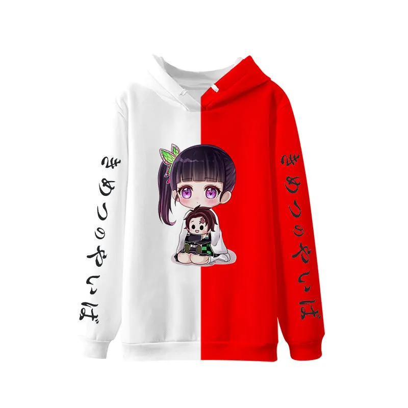 

2021 New Demon Slayer Hoodie Casual Sweatshirt Teenager Adult Kids Hooded Harajuku 3D Creative Streetwear Pullover Clothes