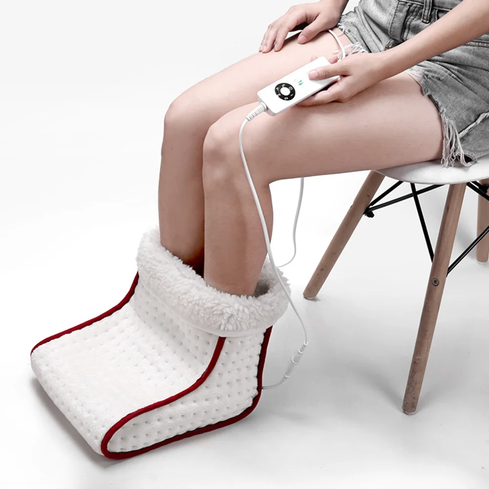 

Electric Heated seat Warm Foot Warmer heating pad Washable Heats Control Settings Warmer Cushion Thermal Foot Warm Massage Gift