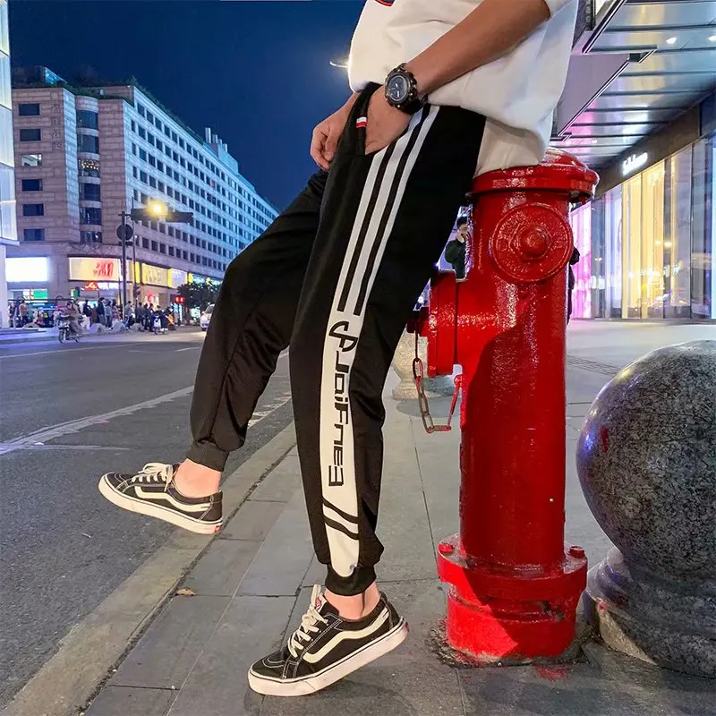 

2020 Men's Joggers Sweatpants Casual Pants Loose Version of Small Leg Casual Mens Joggers Pants