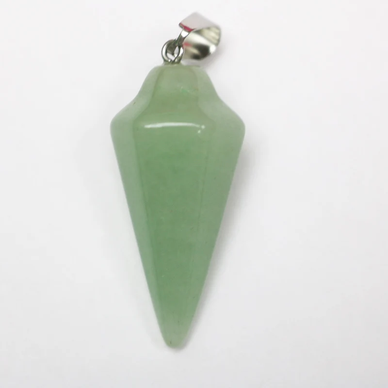 Fubaoying шестигранный конус из натурального камня подвесной рейки заживляющий