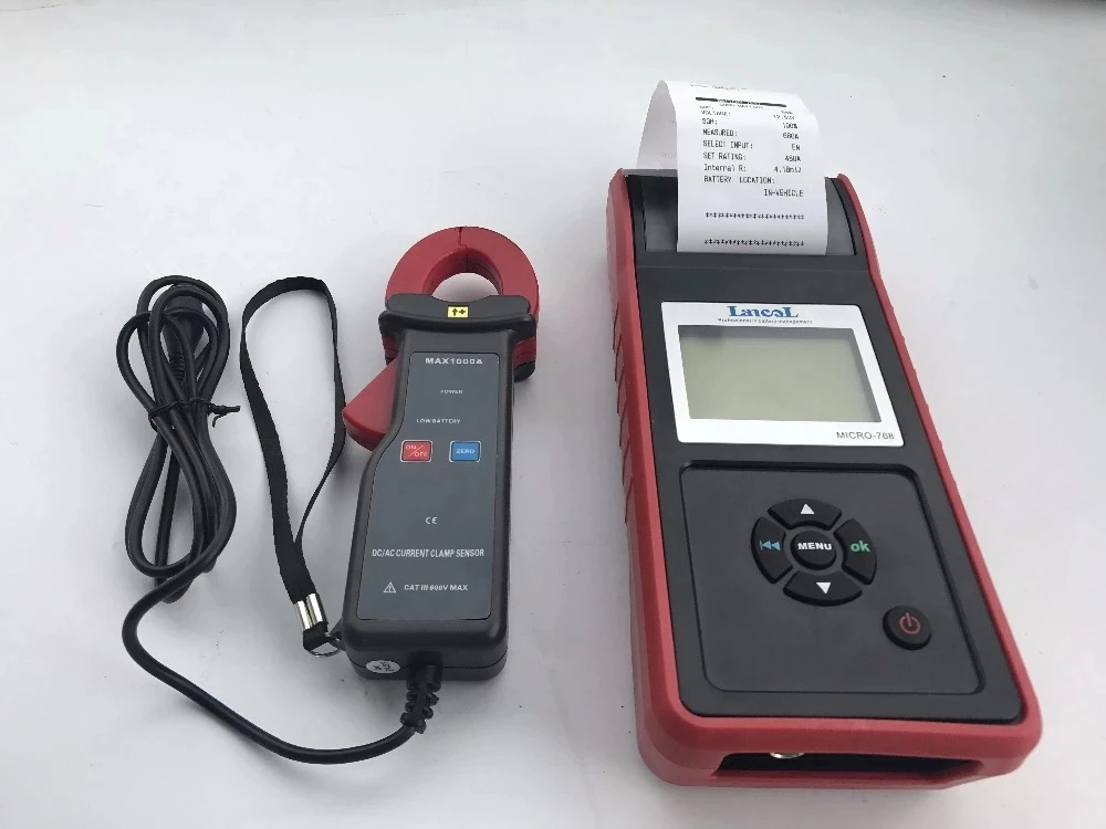 Тестер батареи диагностический анализатор внутреннего сопротивления с