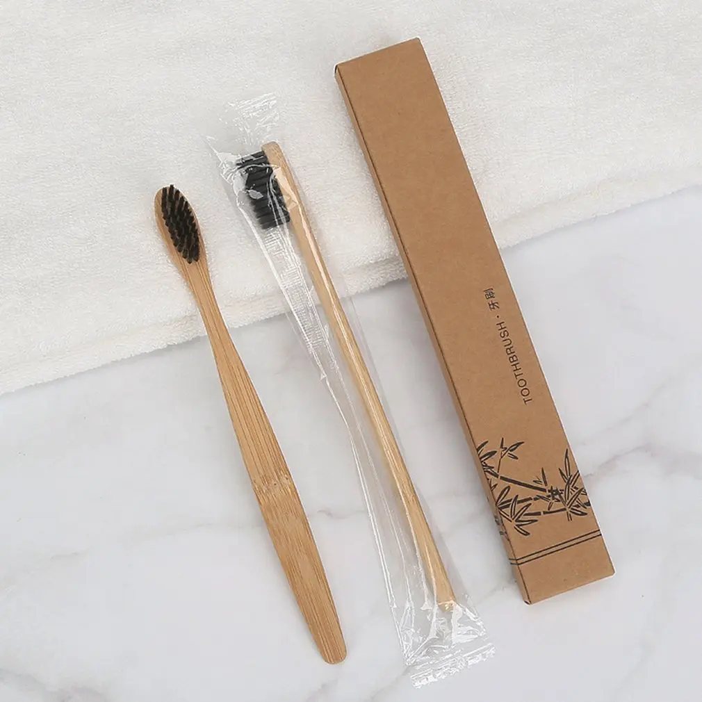 

Bamboo Toothbrush Bamboo Toothbrush Bamboo Toothbrush Natural Bamboo Handle Wood Healthy Environmental Friendly Soft Hair