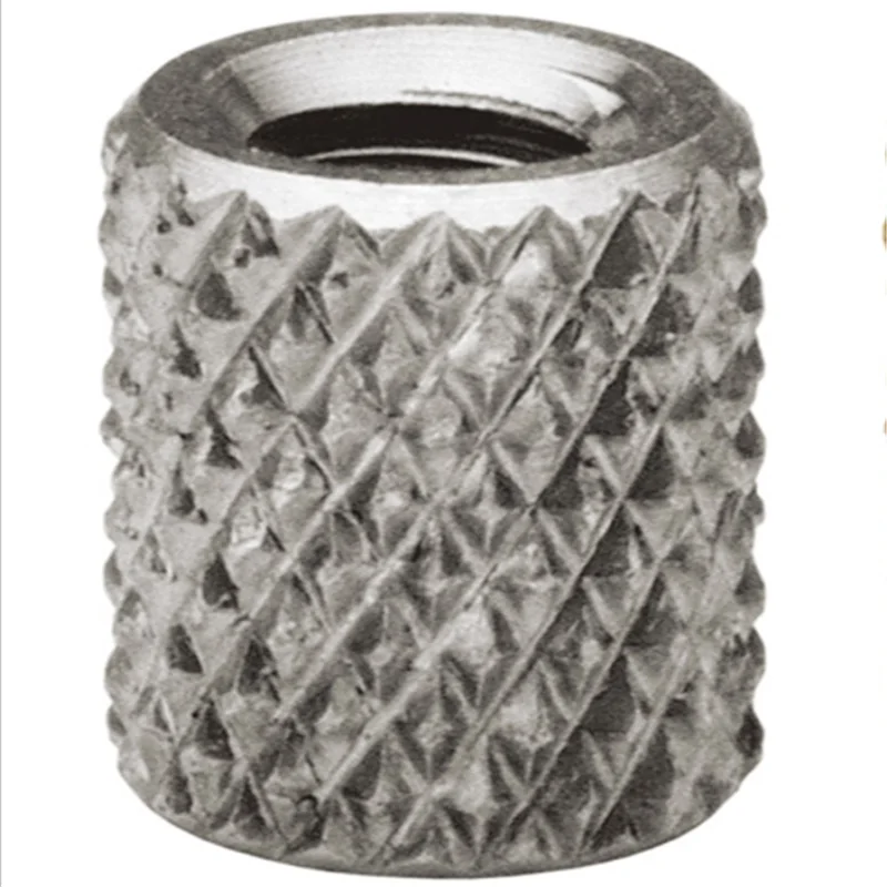 STKB-632 гайка с кольцевой вставкой из латуни глухая литая Резьбовая Insertos Knurling