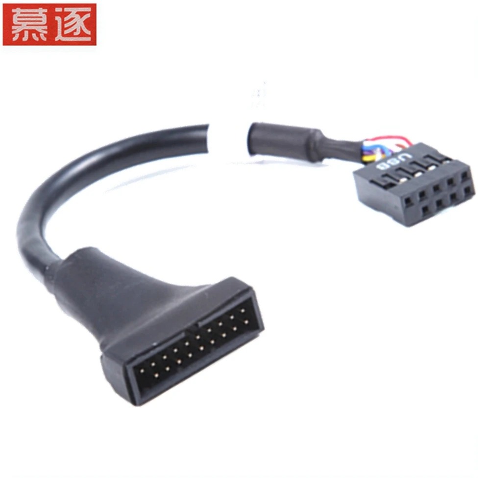 Новый адаптер для разъема материнской платы USB 2 0 9 контактный переходник с