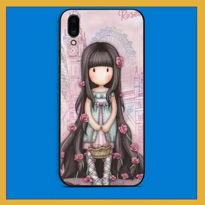 

Cartoon girl Santoro Gorjuss Phone Case for Huawei Y 6 9 7 5 8s prime 2019 2018 enjoy 7 plus