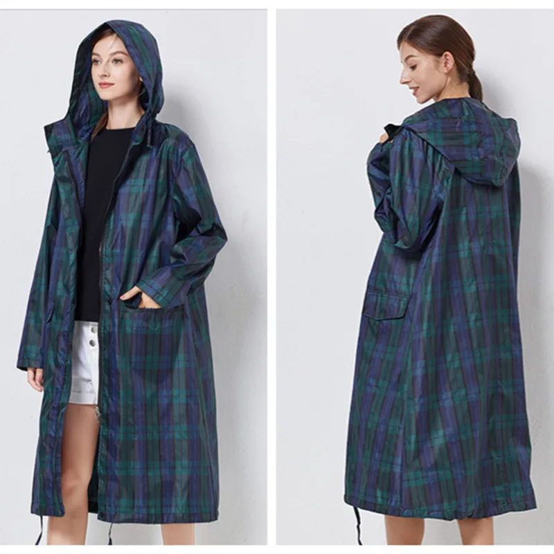 

Raincoat Women Men Raingear Breathable Portable Water-Repellent Rain Poncho Coat Jacket Tour Hiking Rainwear