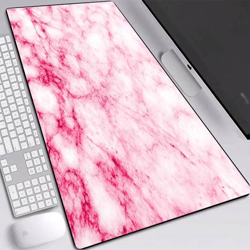 marble pattern full desk mice mats with natural rubber long desktop laptop pads precision seam gaming mouse pads for office desk free global shipping