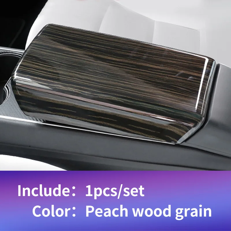 Peach grain 1 pcs Центральная панель управления подлокотником для Tesla модель 3 аксессуары/автомобильные аксессуары модель 3 tesla три tesla модель 3 карбон/аксессуары - Название цвета: Peach grain 1 pcs