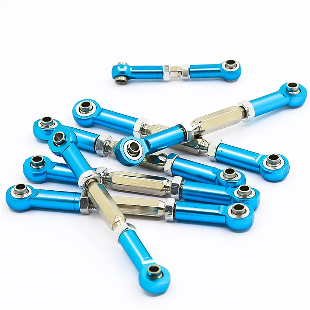 

Aluminum Alloy Tie Rods DIY Accessories Full Tie Rods Set for TRXXAS SLASH 2WD RC Car Upgrade Part