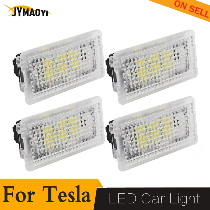 Для Tesla модель 3 S X светодиодный двери светильник багажник ног ультра яркий