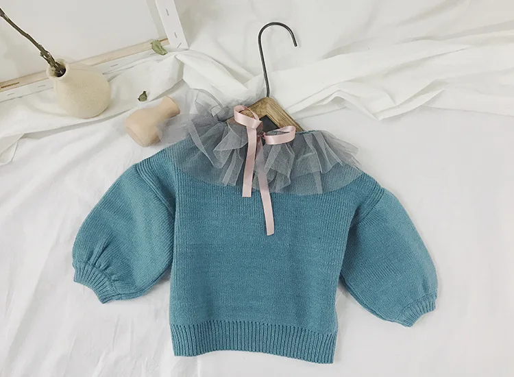 Детский костюм Thunderers синий вязаный свитер с платьем комплект одежды из 2