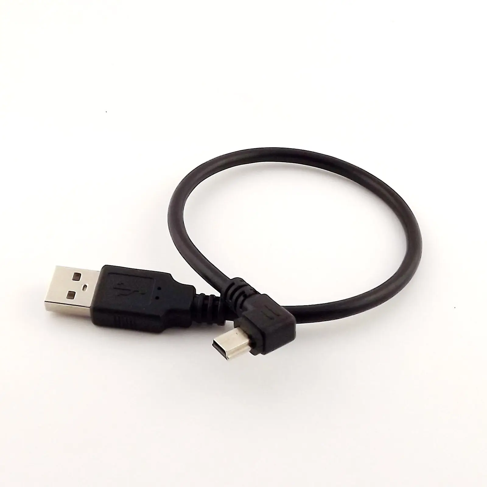 10pcs High Speed USB A Male to Mini 5 Pin Left Angled Data Charger Adapter Cable | Компьютеры и офис