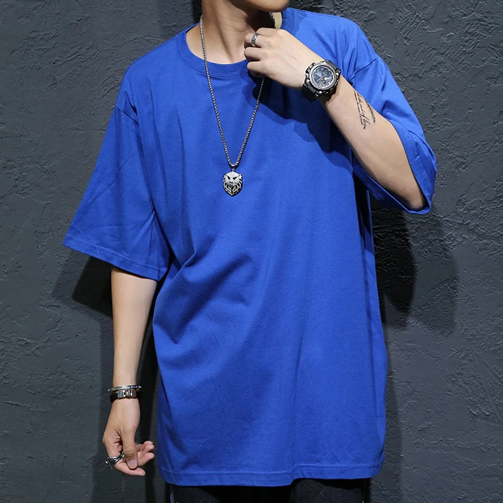 Мужские футболки летняя мужская однотонная хлопковая футболка в стиле хип хоп