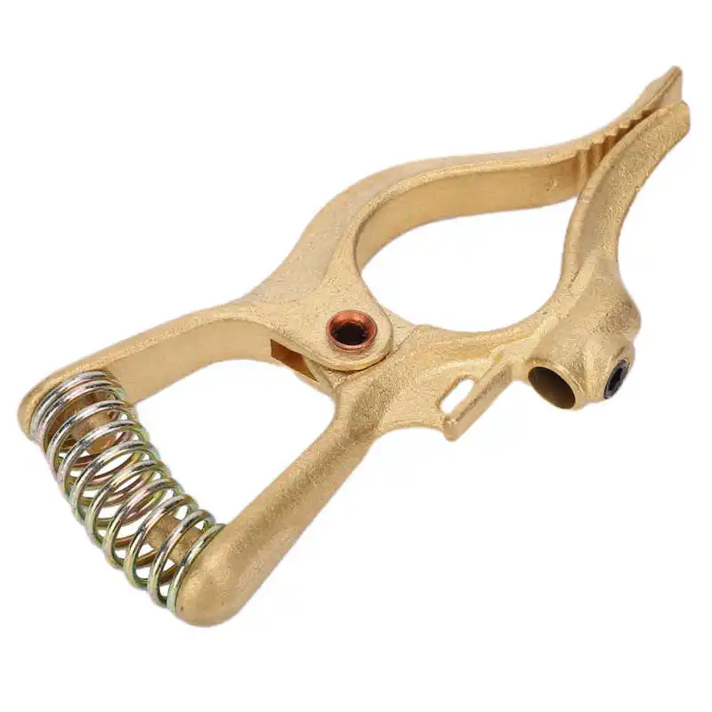 Дорожный зажим для электрода латунный заземления свободно Установка прочные