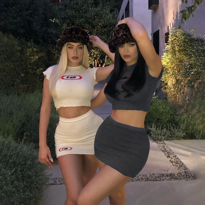 MONMOIRA 2020 из двух предметов Для женщин комплекты летний топ и высокой ждать юбки