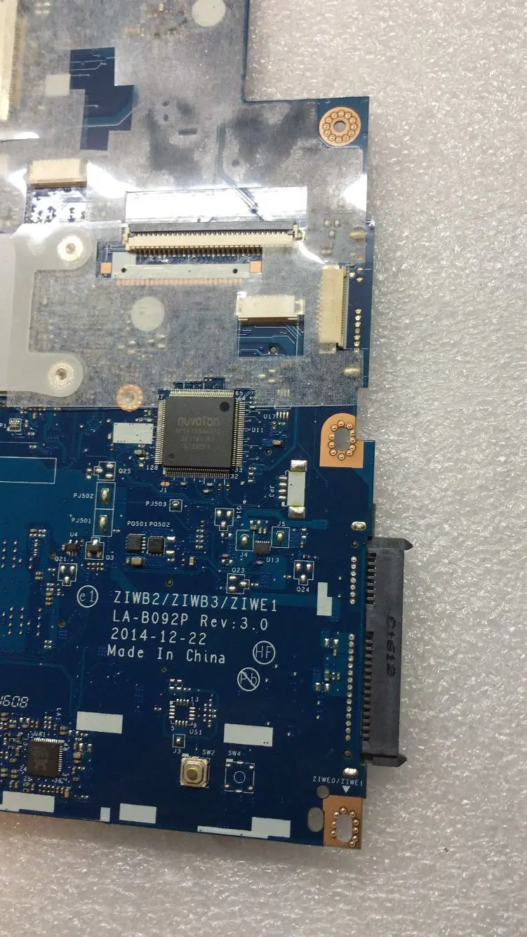 

KEFU ZIWB2/ZIWB3/ZIWE1 LA-B092P Motherboard For Lenovo B50-80 N50-80 Notebook Motherboard CPU I5 5200U DDR3 100% Test Work