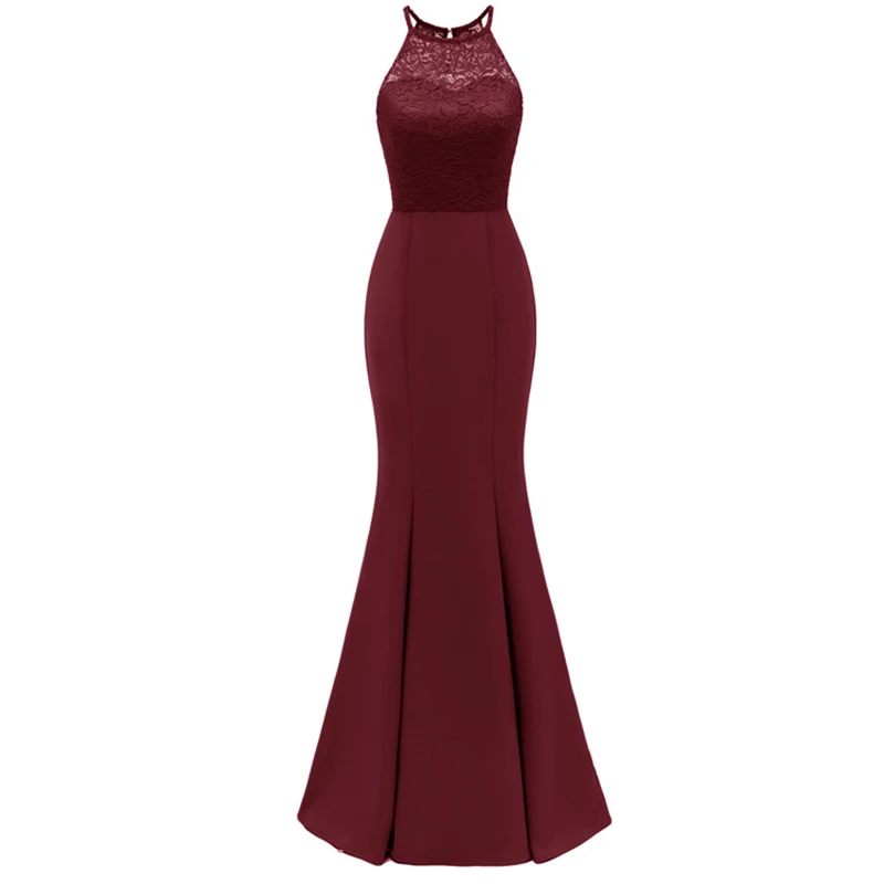 Женское длинное кружевное платье элегантное винтажное вечернее макси без