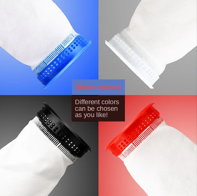 Носок из полипропилена нейлона войлока для аквариума DW с пластиковым кольцом 4