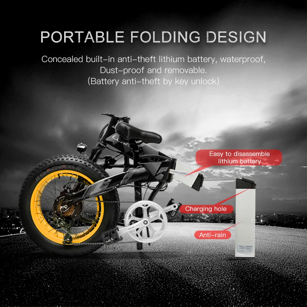 

500W 20 Inch Folding Power Assist Electric Bicycle ELECRIC BIKE E-Bike 70 - 90km Range EU DIRECT 3-7DAYS DELIVERY IN STOCK