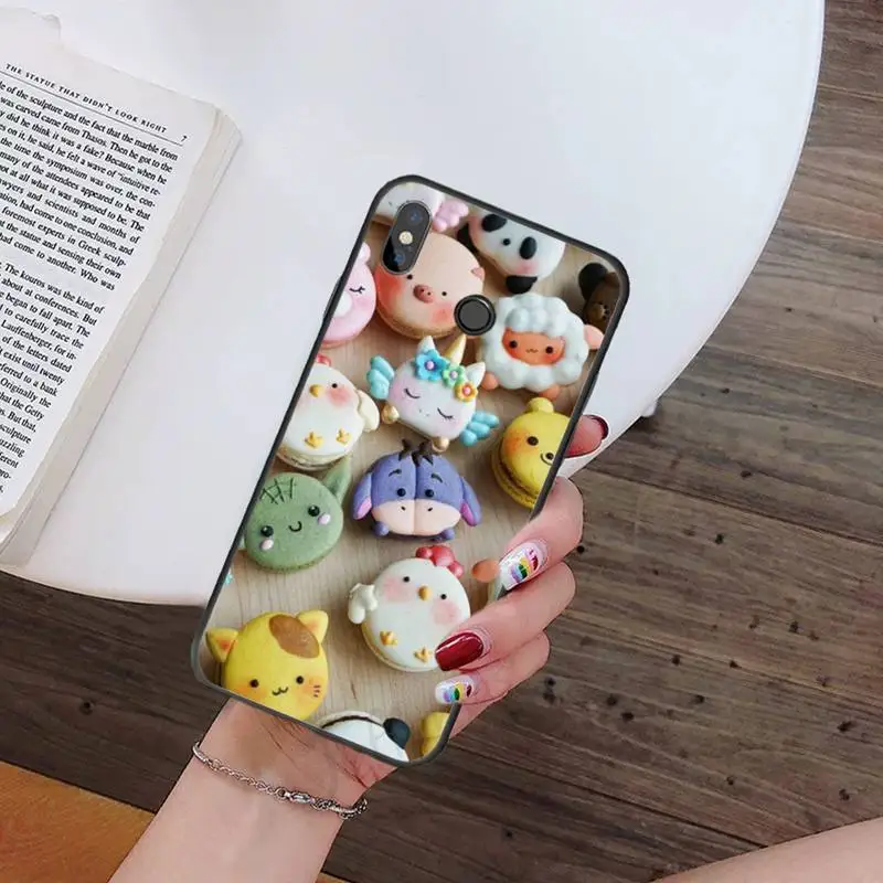 

Creativity design Macaron dessert Phone Case For Xiaomi Redmi 7 9t 9se k20 mi8 max3 lite 9 note 8 9s 10 pro Shell Cover Funda