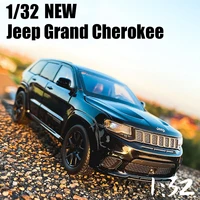 132 grand cherokee trackhawk toy vehicles alloy car with sound light model toys kids gift collection free shipping v219