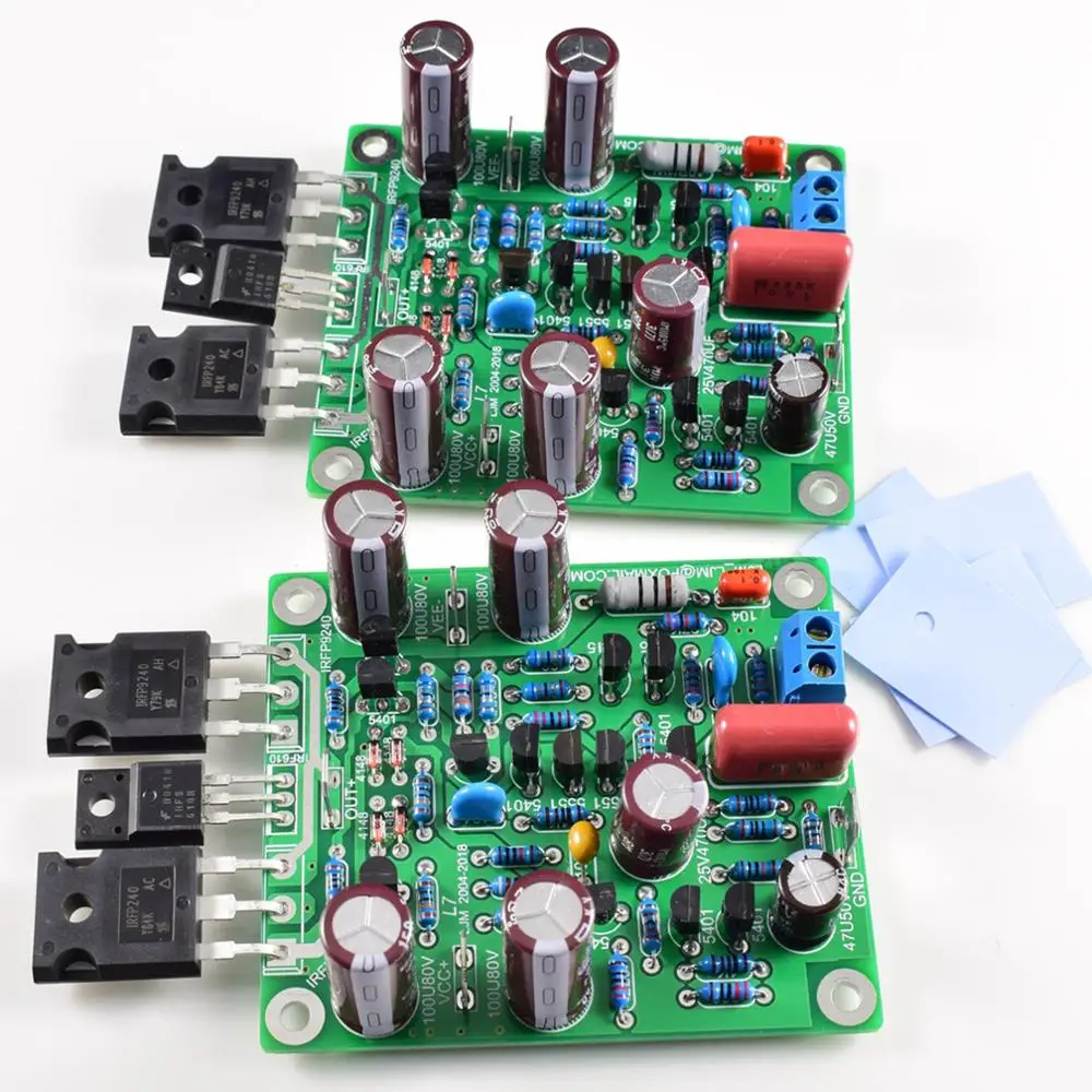 Фото 1 пара L7 MOSFET VISHAY IRFP240 IRFP9240 двухканальный аудиоусилитель мощности полевого транзистора готовая плата 150 Вт 300 Вт 350 Вт №2