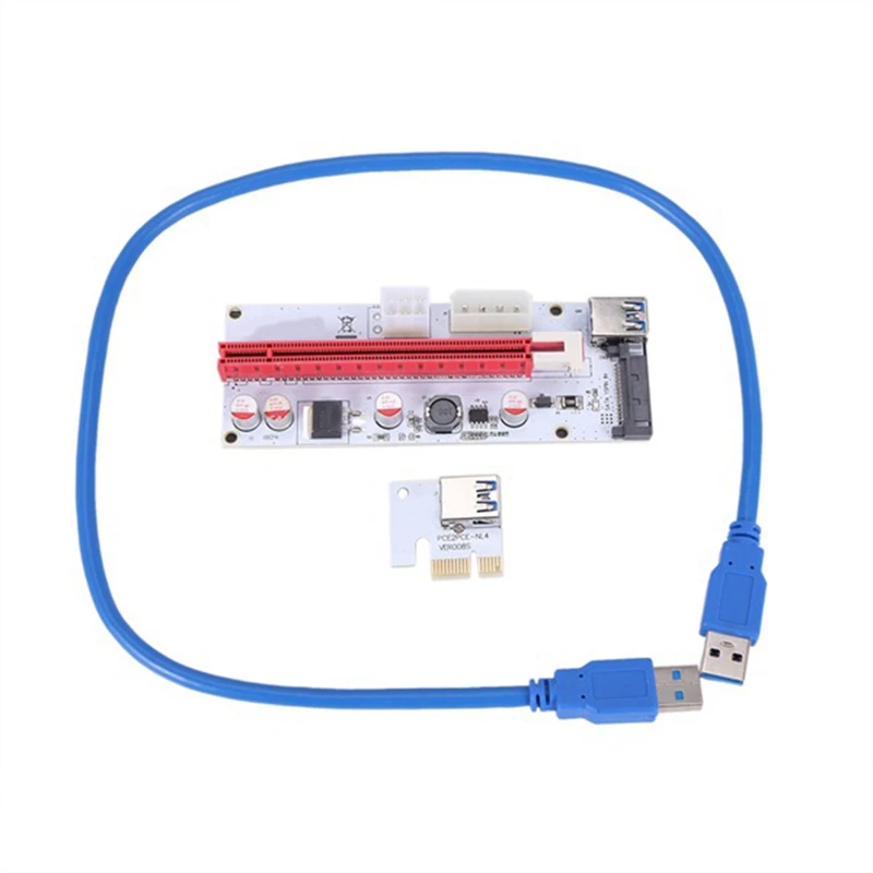 

USB 3.0 Pcie PCI-E Express 1X to 16X GPU Extender Riser Card Adapter