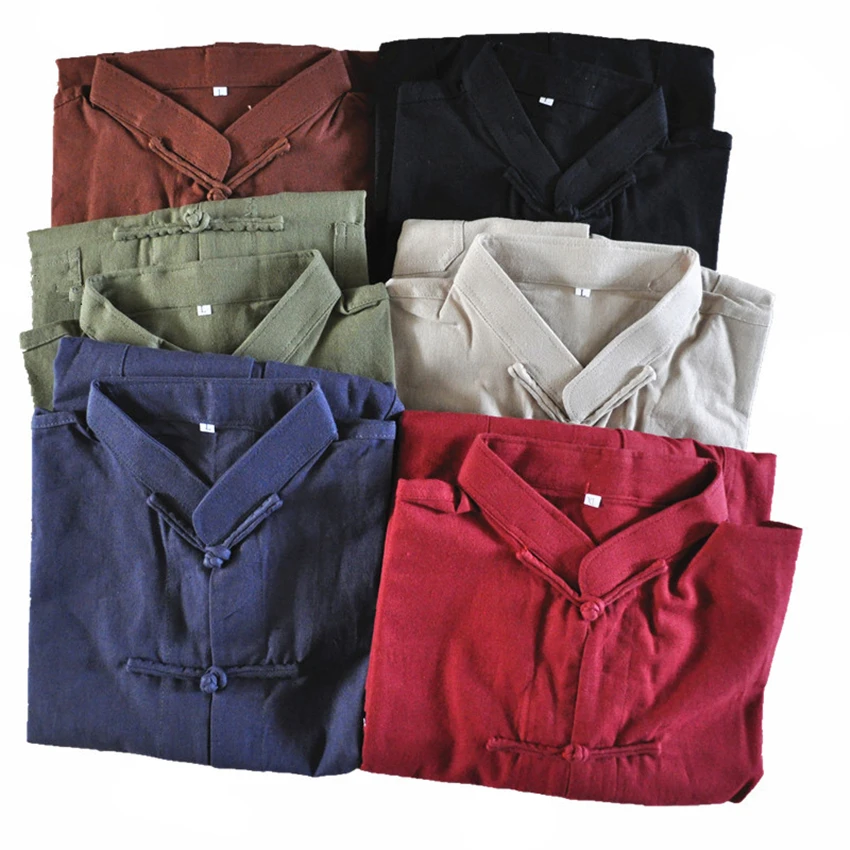 Новинка 2021 Мужская традиционная китайская одежда костюм кунг-фу Ву Тан летний