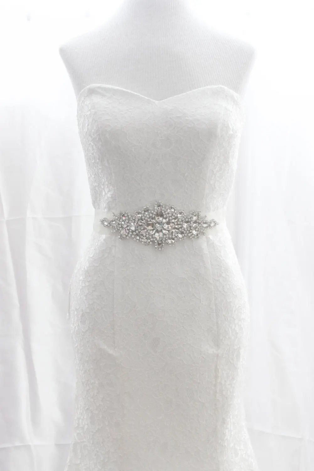 

Luxury Rhinestone Wedding Accessories Bridal Belts Women Dress Sequin Girdles