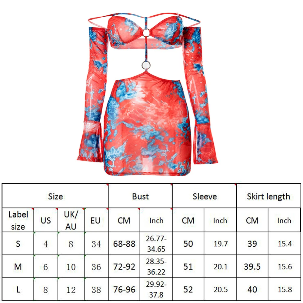 

Y2k Dress Vestidos Club Party Dress Hollow Torticollis Mesh Sexy Slim Slimming Floral Print Skinny Sexy Summer Women's Clothing