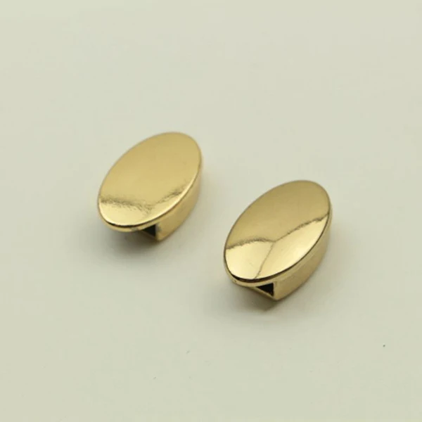BF232-gold 50 шт. металлическая молния Потяните хвост замок пряжки с зажимом молния шнур стоп заглушка головка винт DIY сумки кожа аппаратные средства аксессуары ремесла - Цвет: BF232-gold