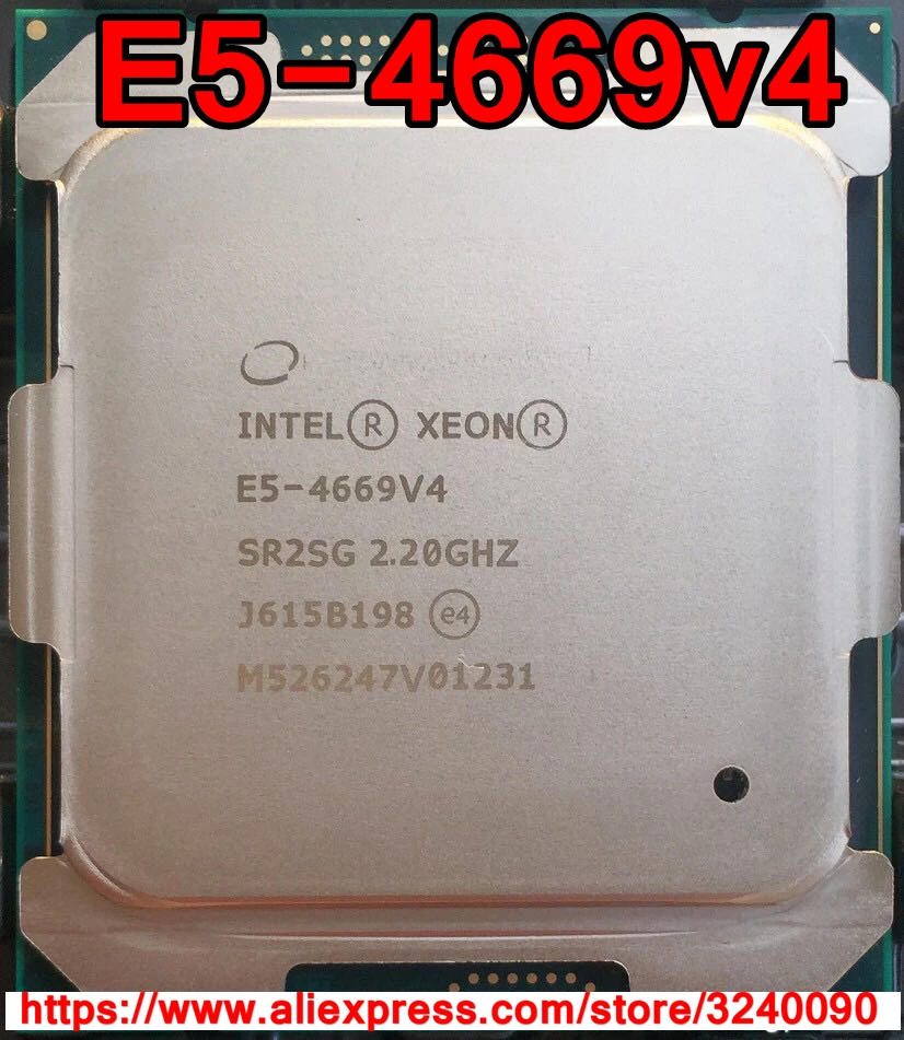 Процессор Intel ЦП Xeon версия QS 2 20 ГГц 22 ядра 55 м 4669 v4 E5 4669v4 процессор бесплатная