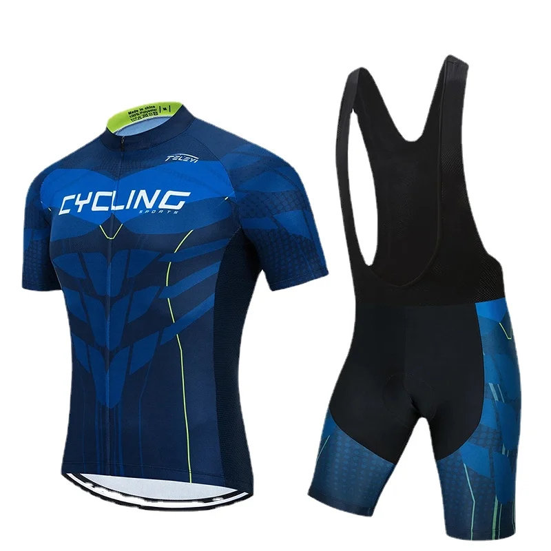 

New 2021 Summer Team Cycling Jersey Clothing MTB Bicycle Clothes Maillot Ropa Ciclismo Men Cycling Jersey set quick drying