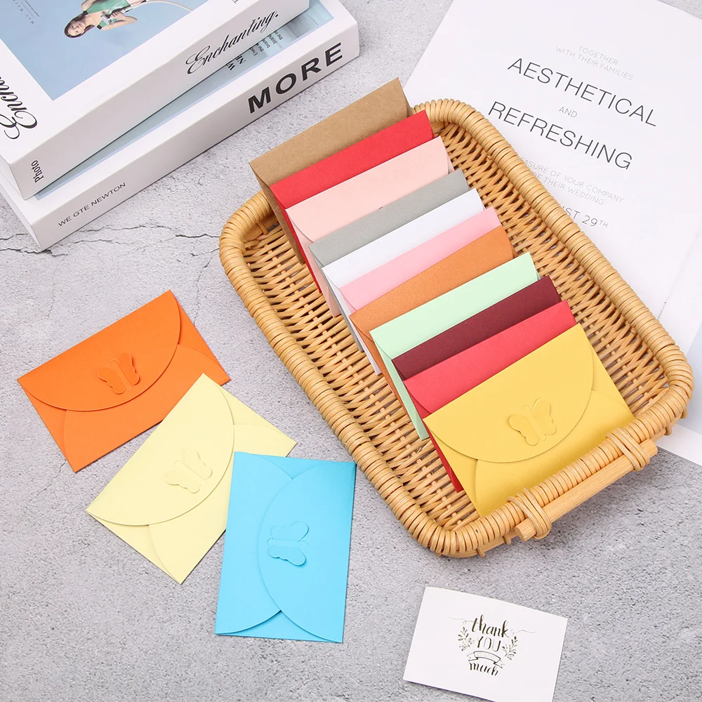 5 шт./компл. многоцветный Бумага конверт Творческий открытка сумка Бабочка туфли