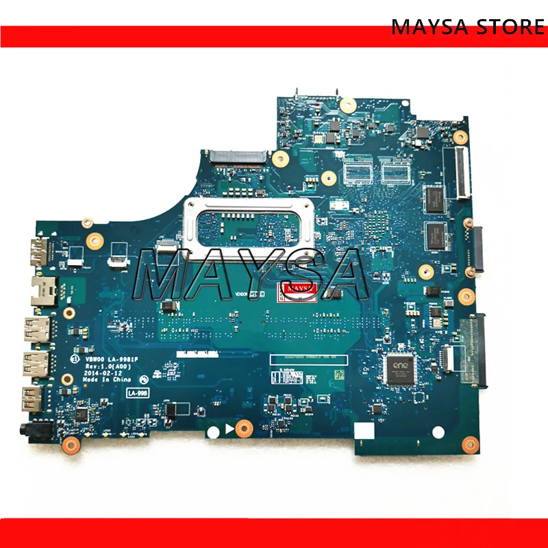 Новинка! VBW00 LA-9981P для DELL Inspiron 15R 5537 3537 материнская плата с SR170 I5-4200 CPU 0MXM3Y MXM3Y CN-0MXM3Y work
