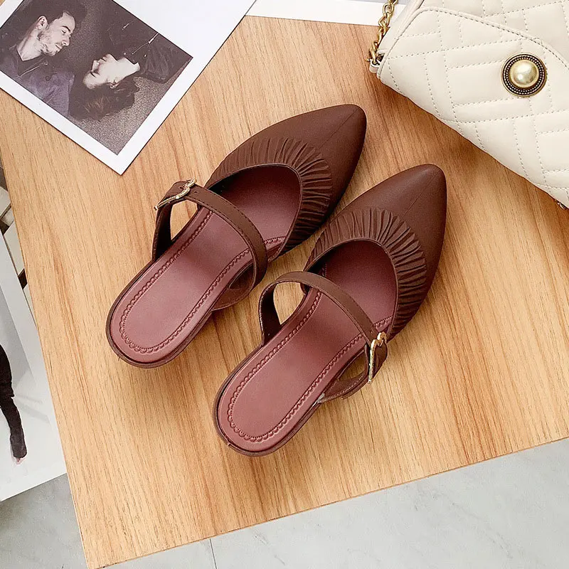 Новинка Летняя женская обувь женские повседневные сандалии с острым носком