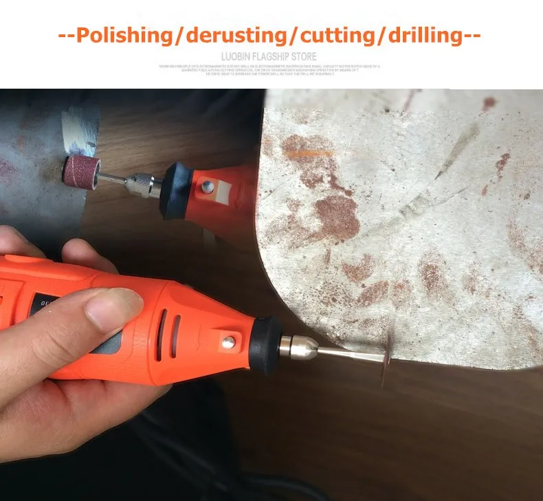 

180W Electric Mini Drill Grinding Engraving Polishing Machine Dremel Engraver Rotary Tool Kit with Power Tools Accessories Set