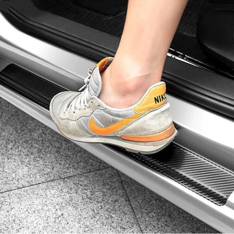 3d-наклейки из углеродного волокна для защиты автомобильной двери наклейки Volvo S40