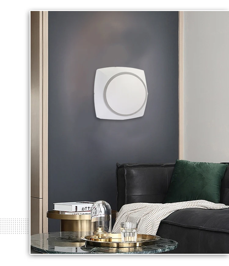 Светодиодная настенная лампа с углом поворота 360 градусов регулируемый