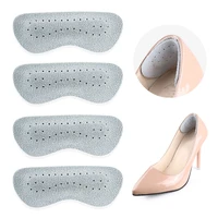 2 pcs cowhide heel insoles pads for women high heel shoes adhesive liner grip protector sticker foot pain relief care insert pad