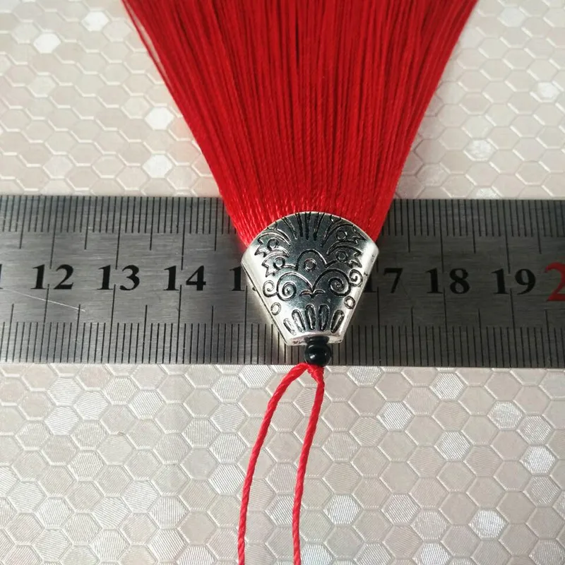 2pcs/Pack 8cm craft tassel Polyester Silk fringe trim sewing accessories Curtain Tassel for Craft Jewelry DIY Making | Дом и сад