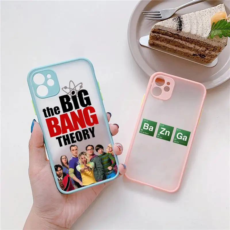 

Bazinga The Big Bang Theory tv show Phone Case Matte Bumper Case For iphone 13 12 11 Pro Max X XS Max XR 7 8 Plus 12mini