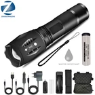 ZHUIGUANGZHE светодиодная вспышка светильник ультра яркий фонарь L2V6 кемпинга 5 регулируемых режимов Водонепроницаемый масштабируемой велосипедные светильник Применение 18650 Батарея