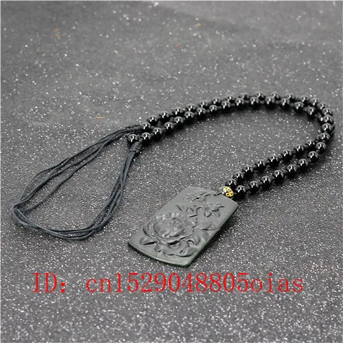 Китайский натуральный черный зеленый нефрит бабочка любовь цветок ожерельлье из