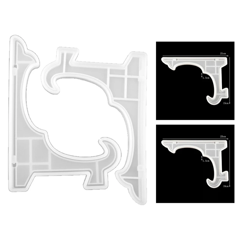 

1 Pair Display Stand Pictures Frame Holder Silicone Epoxy Resin Mold Casting Mold Folding Jewelry Rack Silicone Mold