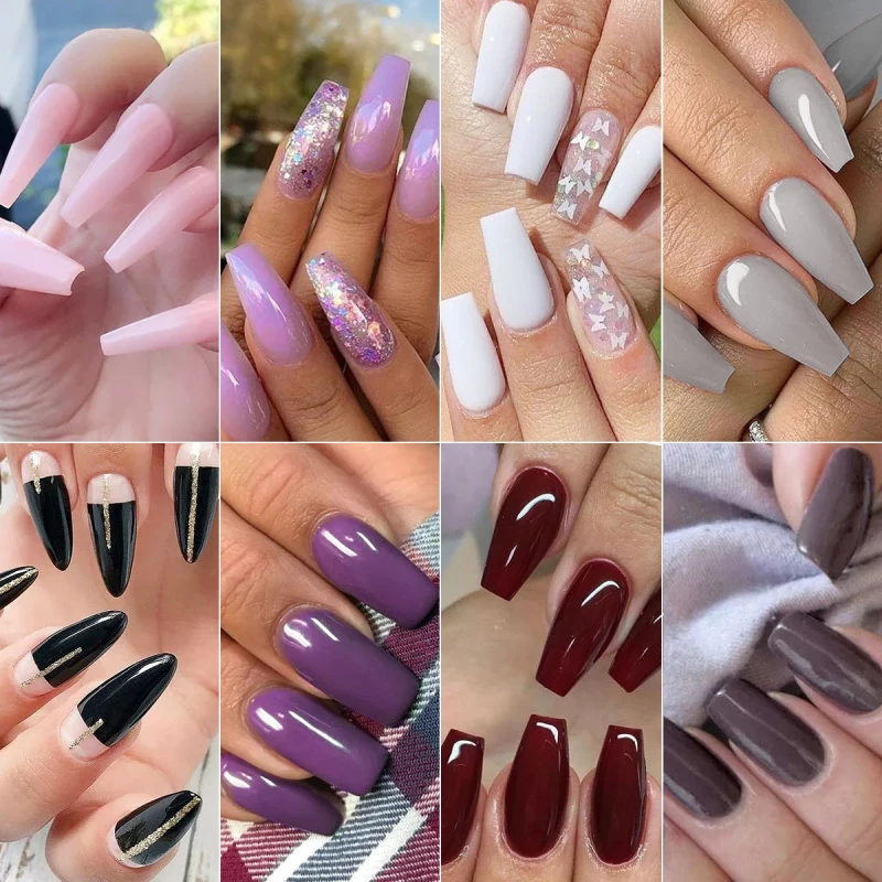 

8 Colors Dipping Nail Powder Nail Art Dip Powder French Nail Natural Nude Color Dipping Nail Glitter Powder Nail Art Tools TSLM2