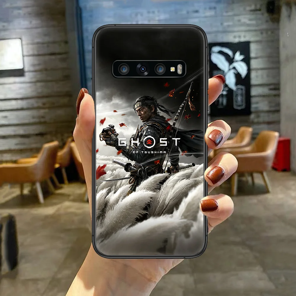 

Ghost of Tsushima Phone Case Cover For For SamSung Galaxy S Note 7 8 9 10 20 Uitra Plus E Lite Black black Etui Pretty Cover