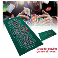 24 x 47 double sided cover felt top cloth mat roulette casino playing table top felt tablecloth gambilng tables accessories